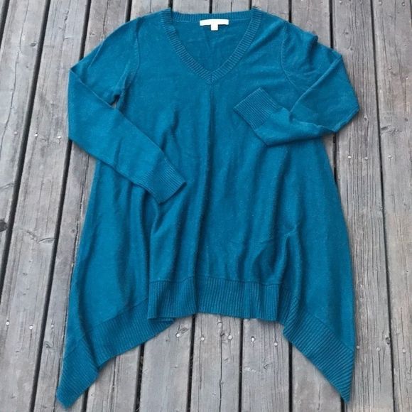 💫4/30 LARRY LEVINE Asymmetrical Sweater Tunic - Picture 2 of 7